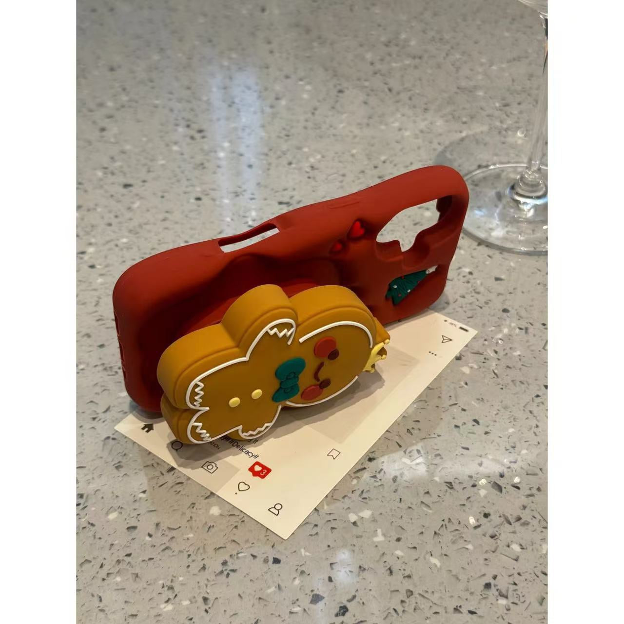 Gingerbread Man mobile phone shell for Christmas