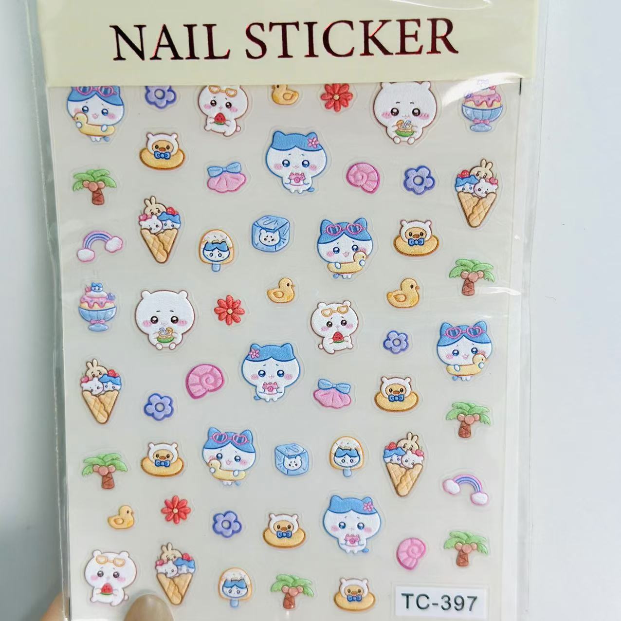 Nail Embossed Stickers