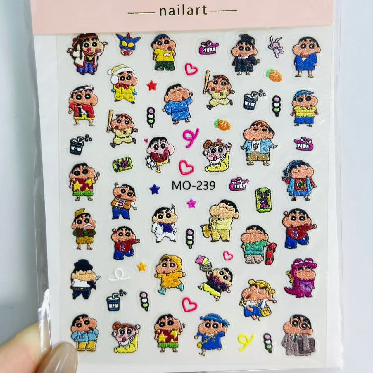 Nail Embossed Stickers